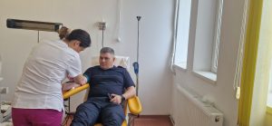 Jandarmii din Calarasi si au donat sangele