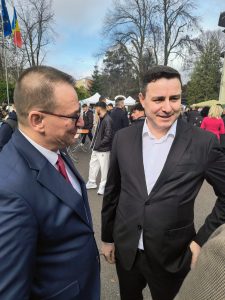 Senatorul Cristian Rusu de la Calarasi prezent la Targul de Produse Pascale organizat de studenti