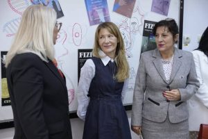Senatorul Daniela Mihai alaturi de conducerea Consiliului Judetean a participat la Ziua Portilor Deschise organizata de Liceul Pedagogic Stefan Banulescu