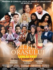 Lehliu Gara Primaria si Consiliul Local au placerea de a ne invita la Zilele localitatii pentru un spectacol de neuitat 31 iulie