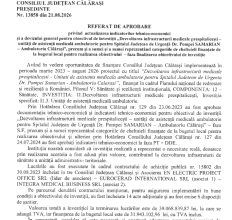 Consilierii judeteni AUR Ileana Danut si Coman Valentin au votat in favoarea sumelor alocate din bugetul local pentru finalizarea infrastructurii medicale prespitalicesti de la SJU desi nu au avut timp sa analizeze documentele