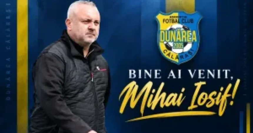 AFC Dunărea 2005 Călărași își continuă drumul cu un nou antrenor, Mihai Iosif