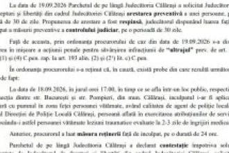Călărași: Bolnav psihic bate polițist local, judecătorul îl lasă liber