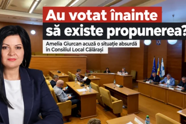 USR / Amelia Giurcan reclamă o situație absurdă în Consiliul Local Călărași