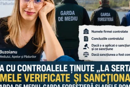 USR: Firmele sancționate de Mediu, Garda Forestieră și Apele Române vor fi făcute publice