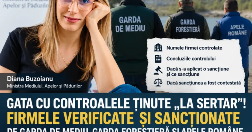 USR: Firmele sancționate de Mediu, Garda Forestieră și Apele Române vor fi făcute publice