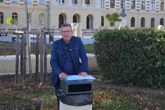 Călărași: Șapte persoane au protestat față de detenția lui Călin Georgescu