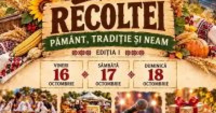 C.J. și C.J.C.C. organizează Ziua Recoltei
