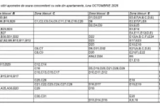 Ecoaqua comunică programul de citire a apometrelor din apartamente pentru octombrie 2026