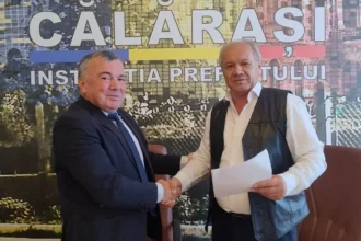 Matei Vasile, primarul din Grădiștea, a semnat actul adițional prin „Anghel Saligny”