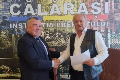 Matei Vasile, primarul din Grădiștea, a semnat actul adițional prin „Anghel Saligny”