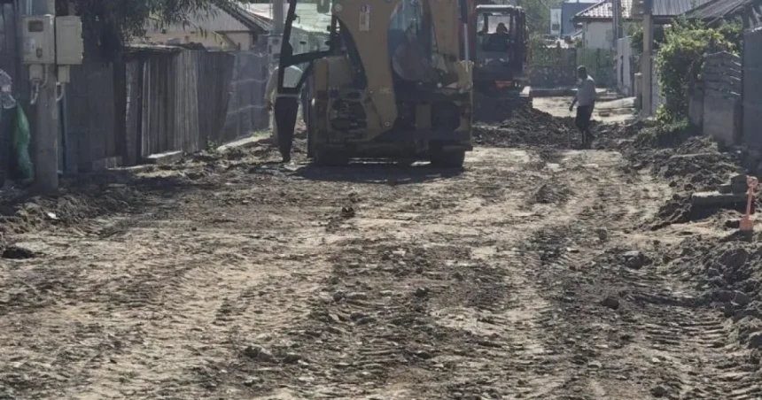 Oltenița: Lucrările de modernizare a străzii Cornișei au demarat